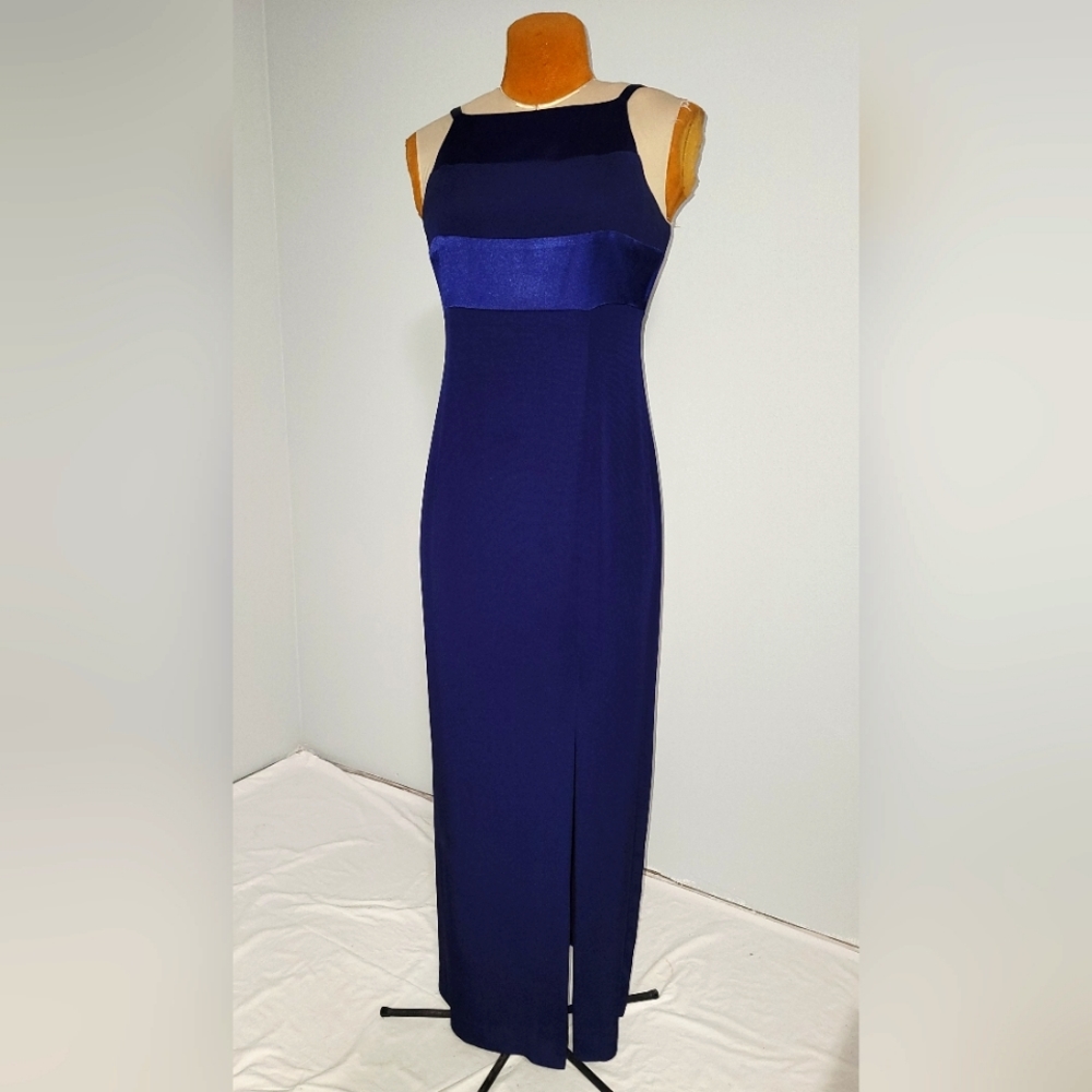 Dave & Johnny Blue full-length dress 🇺🇸